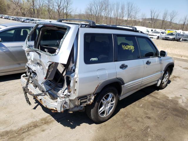 JF1SF656X2G722695 - 2002 SUBARU FORESTER S SILVER photo 3