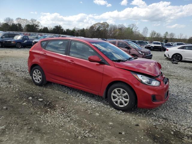 KMHCT5AE4DU094681 - 2013 HYUNDAI ACCENT GLS RED photo 4