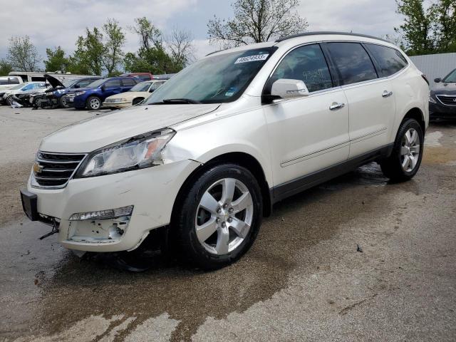 1GNKVJKD9EJ246506 - 2014 CHEVROLET TRAVERSE LTZ CREAM photo 1