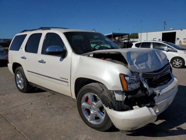 1GNSCCE05ER122678 - 2014 CHEVROLET TAHOE C1500 LTZ WHITE photo 4