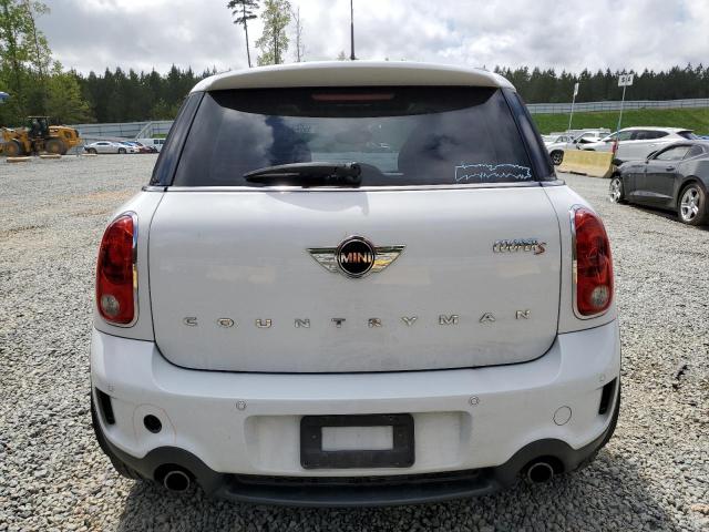 WMWZC3C54EWP26419 - 2014 MINI COOPER S COUNTRYMAN WHITE photo 6