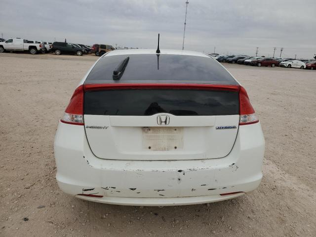 JHMZE2H32BS001398 - 2011 HONDA INSIGHT WHITE photo 6