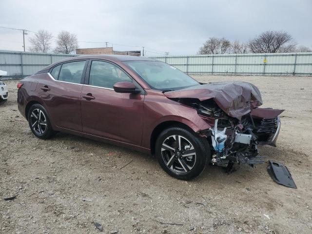 3N1AB8CVXRY252820 - 2024 NISSAN SENTRA SV RED photo 4