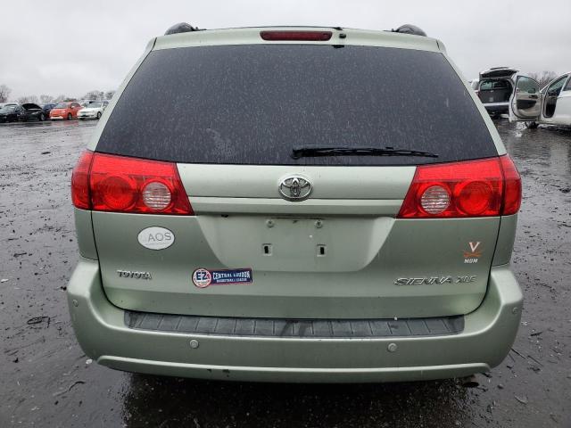 5TDYK4CC0AS317088 - 2010 TOYOTA SIENNA XLE GREEN photo 6