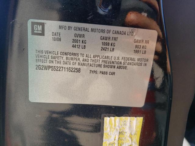 2G2WP552271162258 - 2007 PONTIAC GRAND PRIX 绿色 照片 12