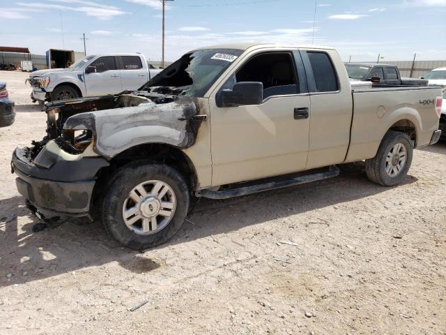 1FTRX14WX9KC35806 - 2009 FORD F150 SUPER CAB GOLD photo 1