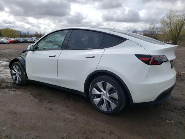 5YJYGDEEXMF210946 - 2021 TESLA MODEL Y WHITE photo 2