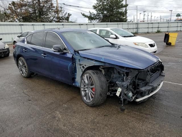 JN1FV7AR6JM481127 - 2018 INFINITI Q50 RED SPORT 400 BLUE photo 4