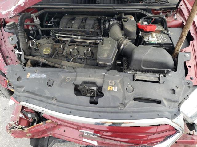 1FAHP2F87HG123522 - 2017 FORD TAURUS LIMITED RED photo 11