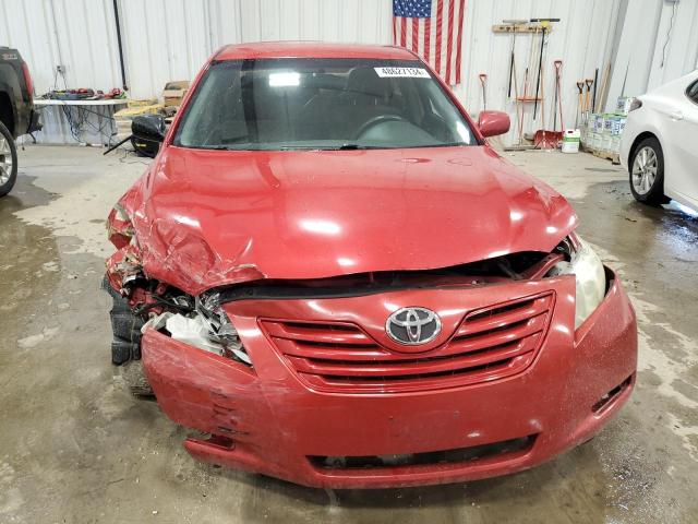 4T1BE46K39U304080 - 2009 TOYOTA CAMRY BASE RED photo 5