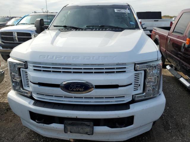 1FT8W3BT5JEC33368 - 2018 FORD F350 SUPER DUTY WHITE photo 5