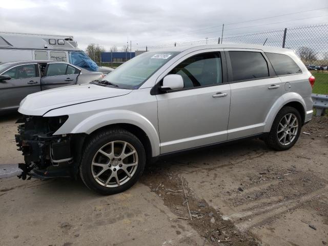 3C4PDCEG2ET277320 - 2014 DODGE JOURNEY R/T SILVER photo 1