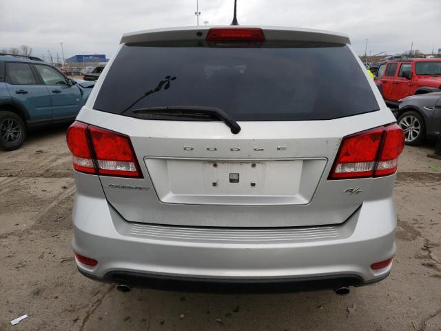 3C4PDCEG2ET277320 - 2014 DODGE JOURNEY R/T SILVER photo 6