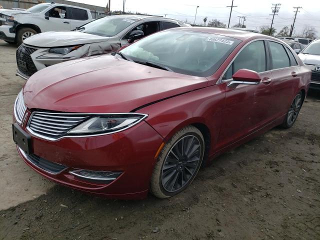 3LN6L2LU1GR601984 - 2016 LINCOLN MKZ HYBRID RED photo 1