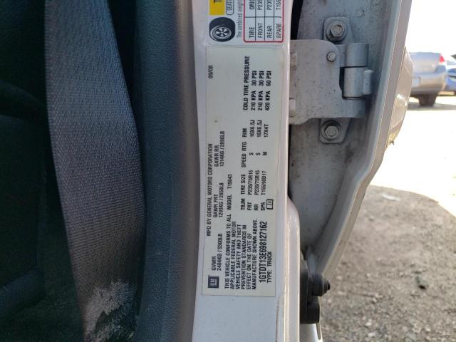 1GTDT13E698127162 - 2009 GMC CANYON WHITE photo 12