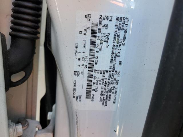 1FADP3K2XEL443989 - 2014 FORD FOCUS SE WHITE photo 13