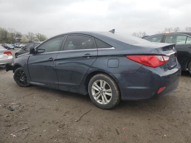 5NPEB4AC4EH881585 - 2014 HYUNDAI SONATA GLS BLUE photo 2