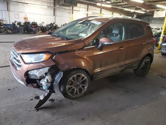 MAJ6S3KL5KC281961 - 2019 FORD ECOSPORT TITANIUM BROWN photo 1