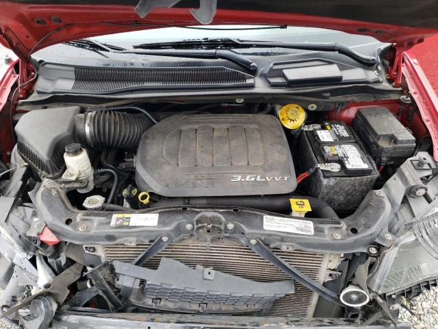 2C4RDGEG4GR275414 - 2016 DODGE GRAND CARA R/T RED photo 12