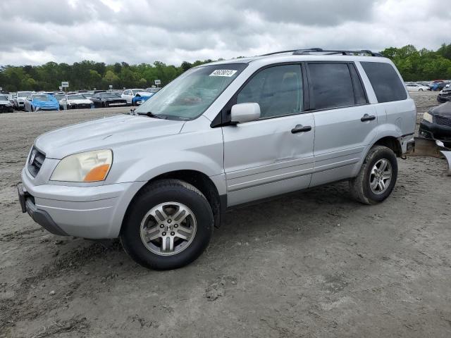 2HKYF18493H549962 - 2003 HONDA PILOT EX SILVER photo 1