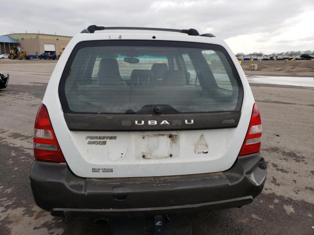 JF1SG65634H760067 - 2004 SUBARU FORESTER 2.5XS თეთრი ფოტო 6