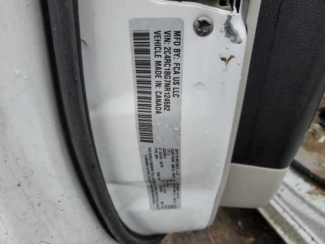 2C4RC1BG7NR124682 - 2022 CHRYSLER PACIFICA TOURING L თეთრი ფოტო 13