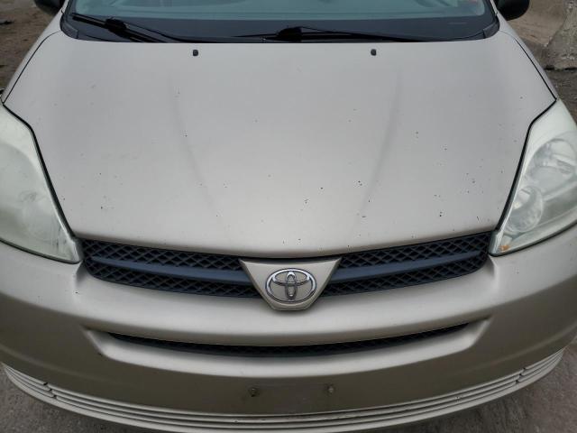 5TDBA23C74S005030 - 2004 TOYOTA SIENNA LE GOLD photo 12