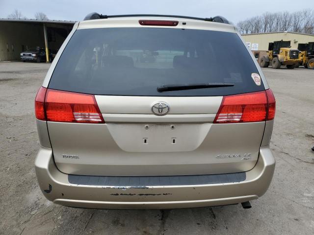 5TDBA23C74S005030 - 2004 TOYOTA SIENNA LE GOLD photo 6