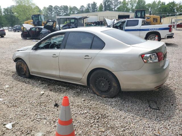 3VW1K7AJXEM327781 - 2014 VOLKSWAGEN JETTA BASE فضي صورة 2