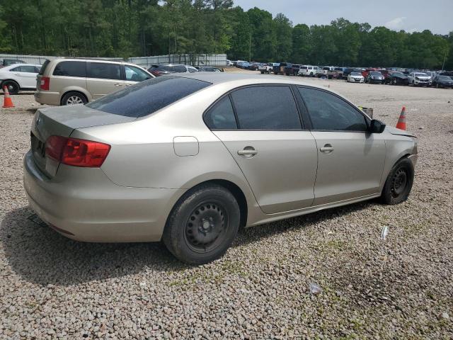 3VW1K7AJXEM327781 - 2014 VOLKSWAGEN JETTA BASE فضي صورة 3