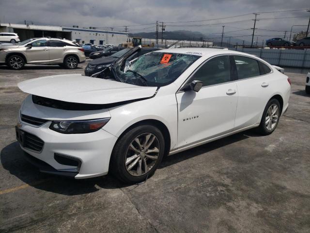 1G1ZD5STXJF197556 - 2018 CHEVROLET MALIBU LT WHITE photo 1