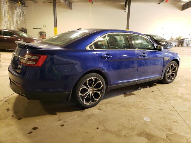 1FAHP2KT7DG122648 - 2013 FORD TAURUS SHO BLUE photo 3