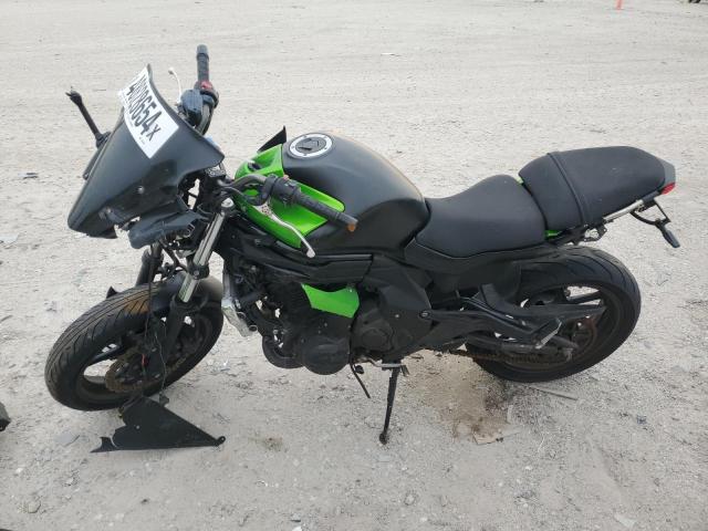 JKAEXEE13EDA16139 - 2014 KAWASAKI EX650 E GREEN photo 3