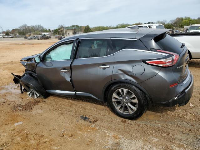 5N1AZ2MG8HN108180 - 2017 NISSAN MURANO S GRAY photo 2