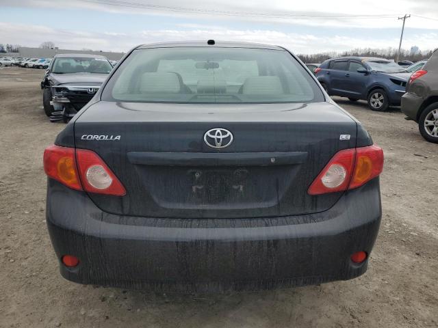 JTDBL40E899041245 - 2009 TOYOTA COROLLA BASE BLACK photo 6