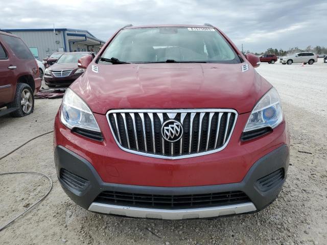 KL4CJASB0GB706201 - 2016 BUICK ENCORE RED photo 5