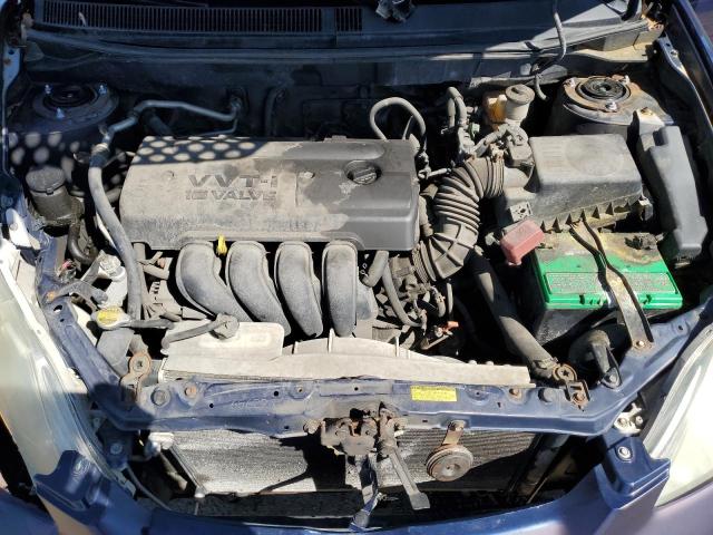 2T1KR32E35C340426 - 2005 TOYOTA COROLLA MA XR BLUE photo 11