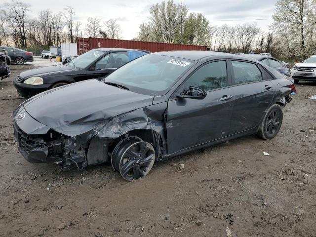 5NPLM4AG1NH086062 - 2022 HYUNDAI ELANTRA SEL GRAY photo 1