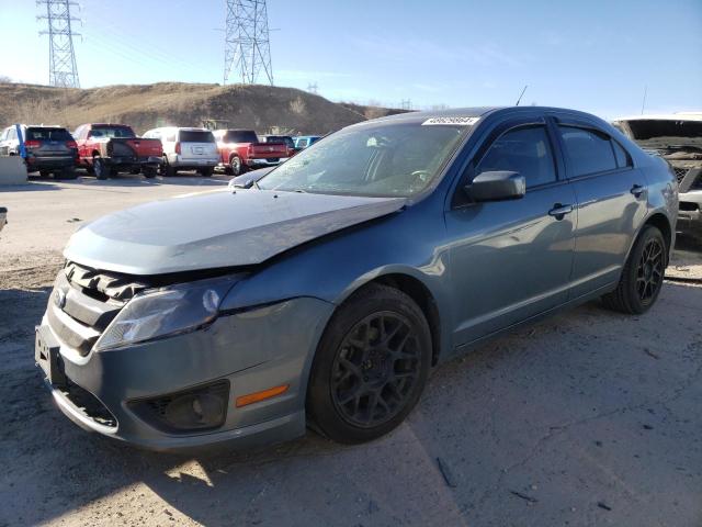 3FAHP0HG4BR173092 - 2011 FORD FUSION SE TEAL photo 1