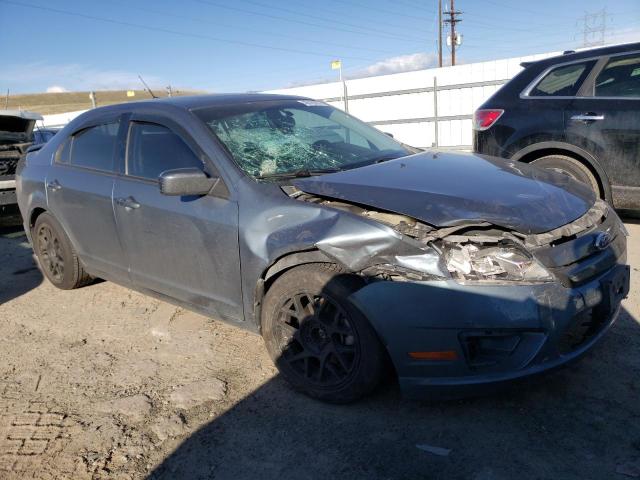 3FAHP0HG4BR173092 - 2011 FORD FUSION SE TEAL photo 4
