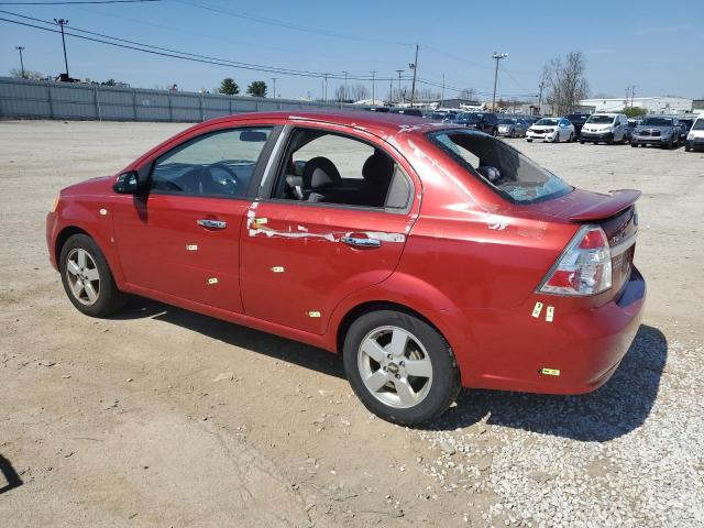 KL1TG56698B086594 - 2008 CHEVROLET AVEO LT RED photo 2