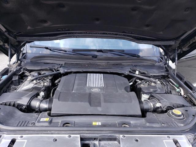 SALGV2FE6HA321831 - 2017 LAND ROVER RANGE ROVE AUTOBIOGRAPHY BLACK photo 12