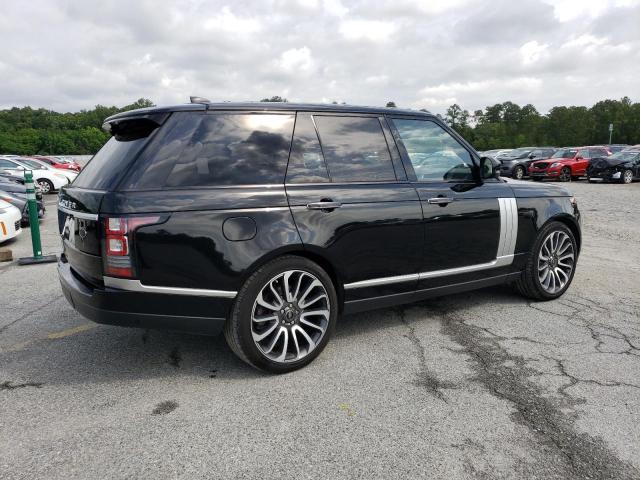 SALGV2FE6HA321831 - 2017 LAND ROVER RANGE ROVE AUTOBIOGRAPHY BLACK photo 3