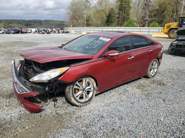 5NPEC4AC9DH573047 - 2013 HYUNDAI SONATA SE RED photo 1