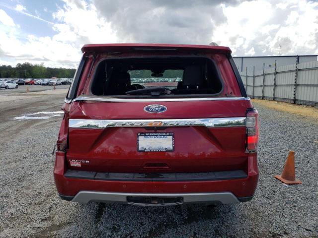 1FMJU2AT1KEA62442 - 2019 FORD EXPEDITION LIMITED RED photo 6
