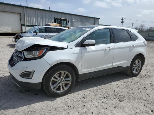 2FMPK4J94GBB09059 - 2016 FORD EDGE SEL WHITE photo 1