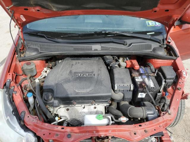 JS2YB5A31C6306196 - 2012 SUZUKI SX4 ORANGE photo 11