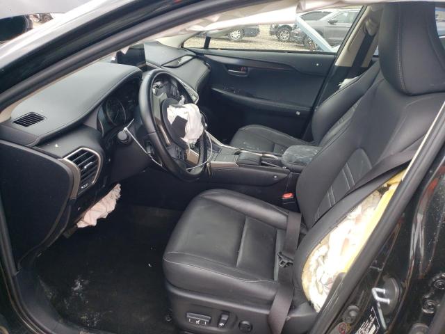 JTJYARBZ9J2103694 - 2018 LEXUS NX 300 BASE შავი ფოტო 7