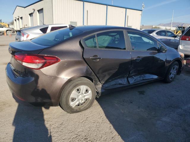 3KPFL4A74HE045532 - 2017 KIA FORTE LX BROWN photo 3