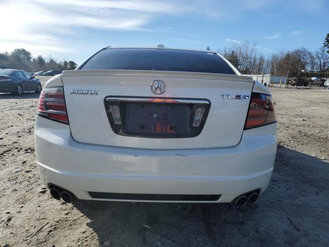 19UUA76528A048603 - 2008 ACURA TL TYPE S WHITE photo 6